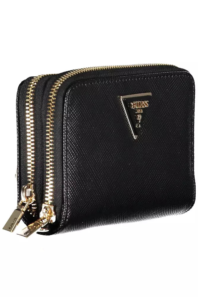 Black Polyethylene Women Wallet