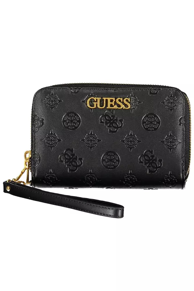 Black Polyethylene Women Wallet