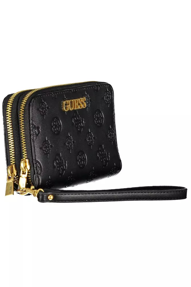 Black Polyethylene Women Wallet