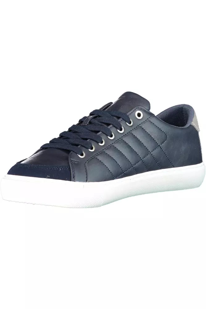 Blue Polyethylene Men Sneaker