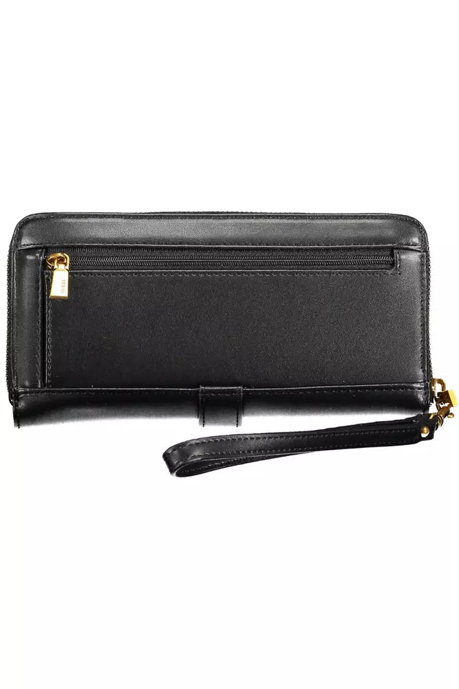 Black Polyethylene Women Wallet