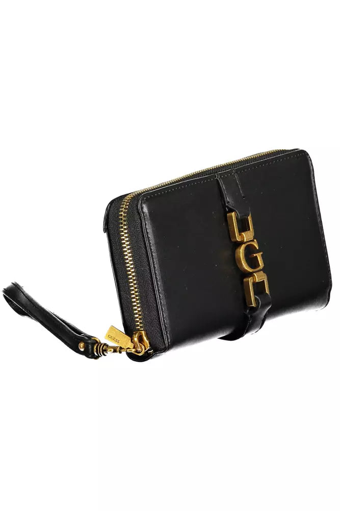 Black Polyethylene Women Wallet