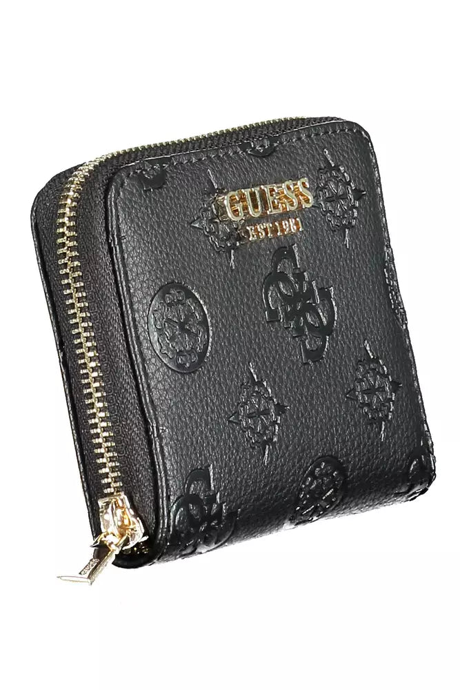 Black Polyethylene Women Wallet