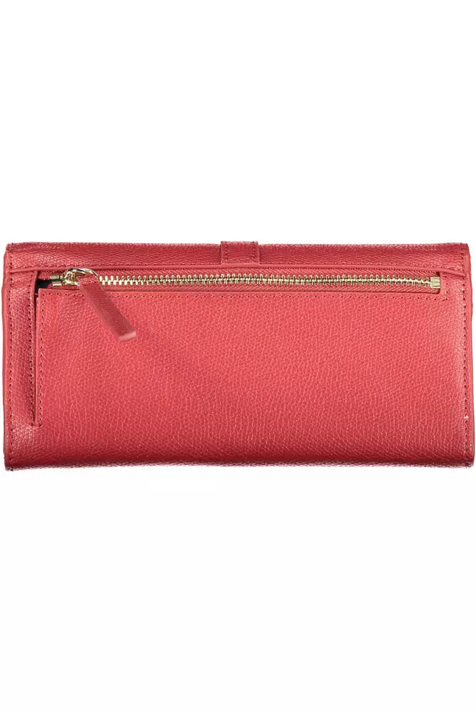 Pink Polyethylene Women Wallet