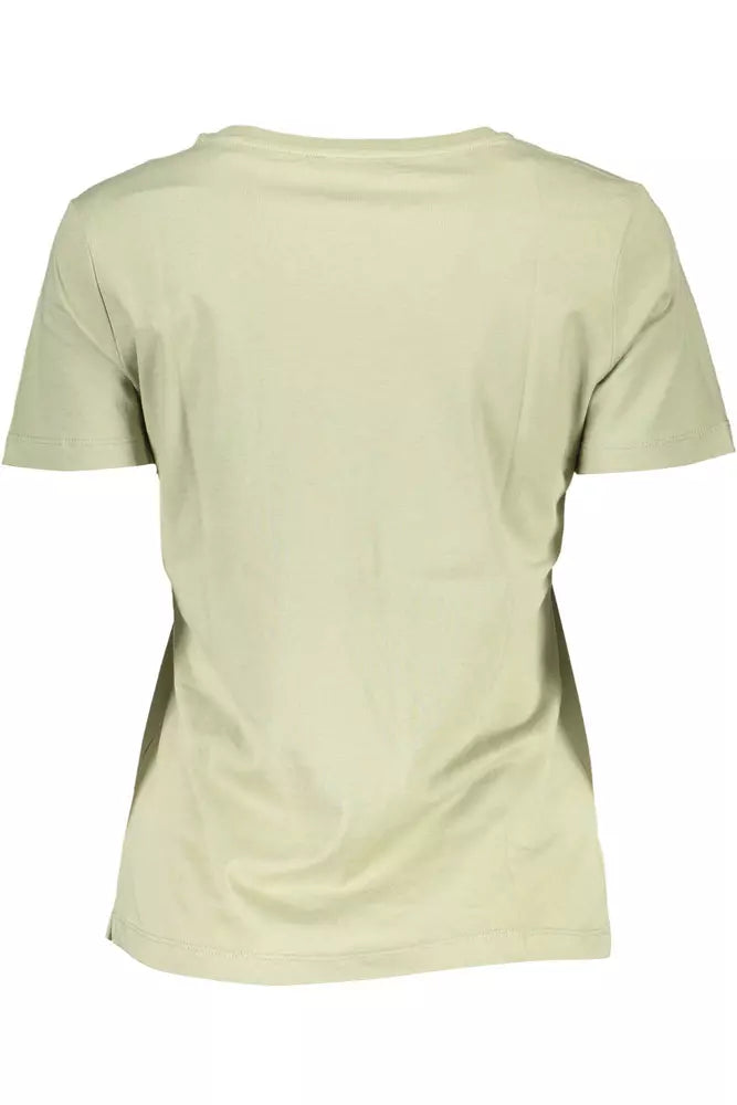 Green Cotton Women TShirt