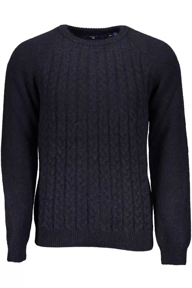 Blue Alpaca Men Sweater