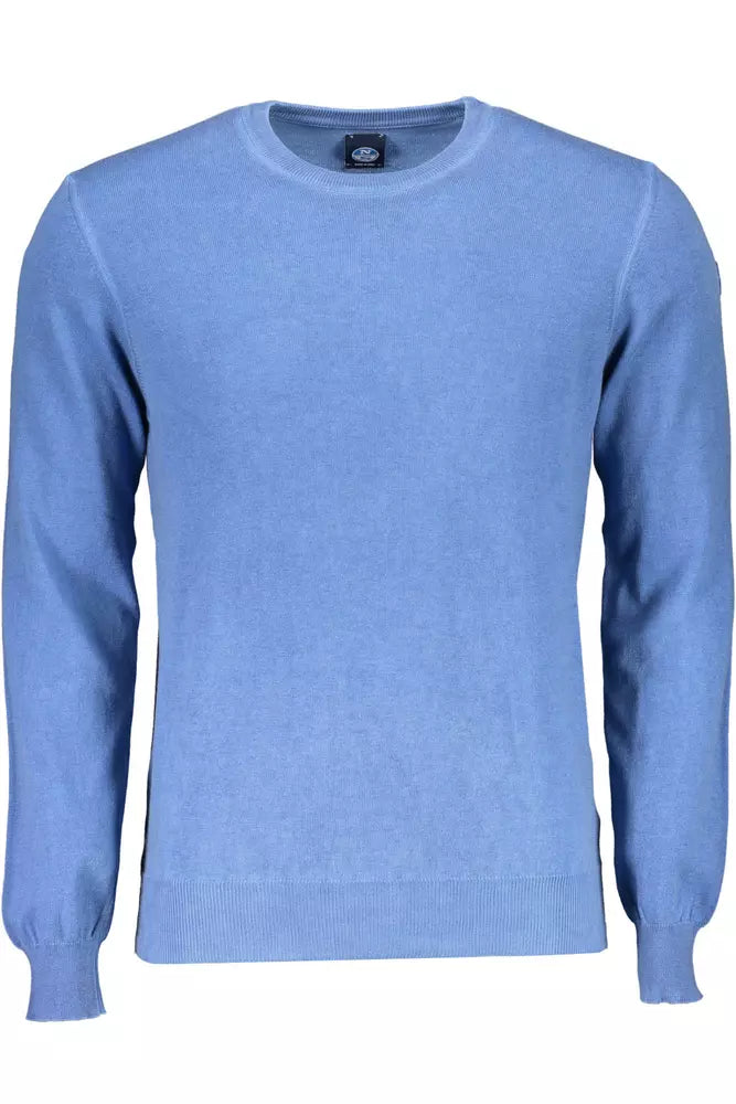Blue Cotton Men Shirt