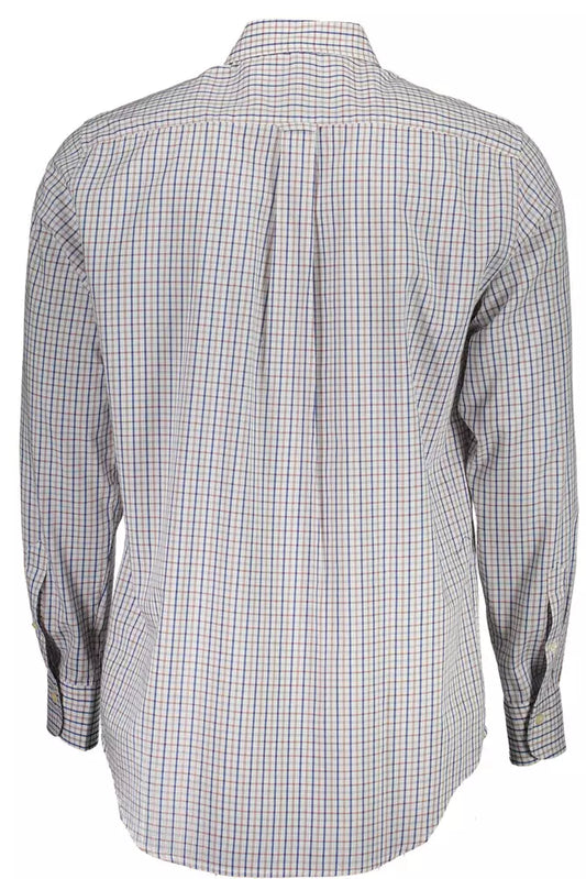 White Cotton Men Shirt