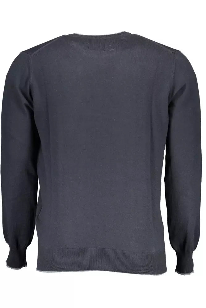 Blue Cotton Men Shirt