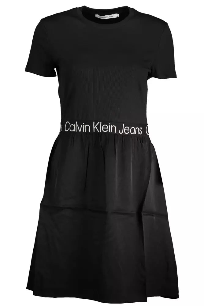 Black Polyester Women Dress