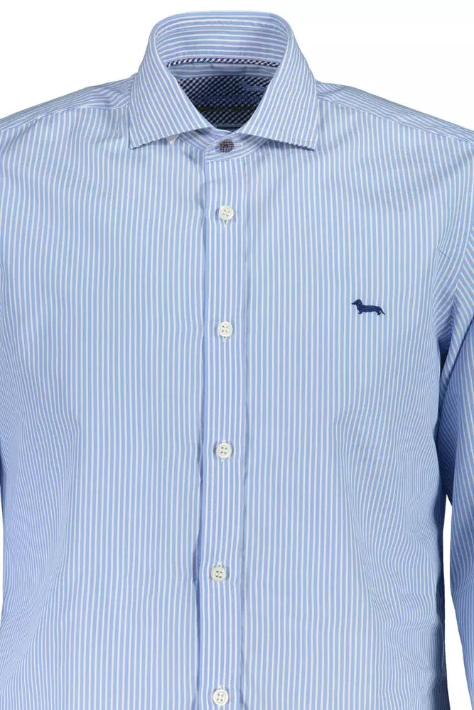 Light Blue Cotton Men Shirt