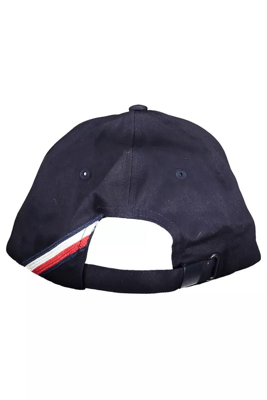 Blue Cotton Men Cap