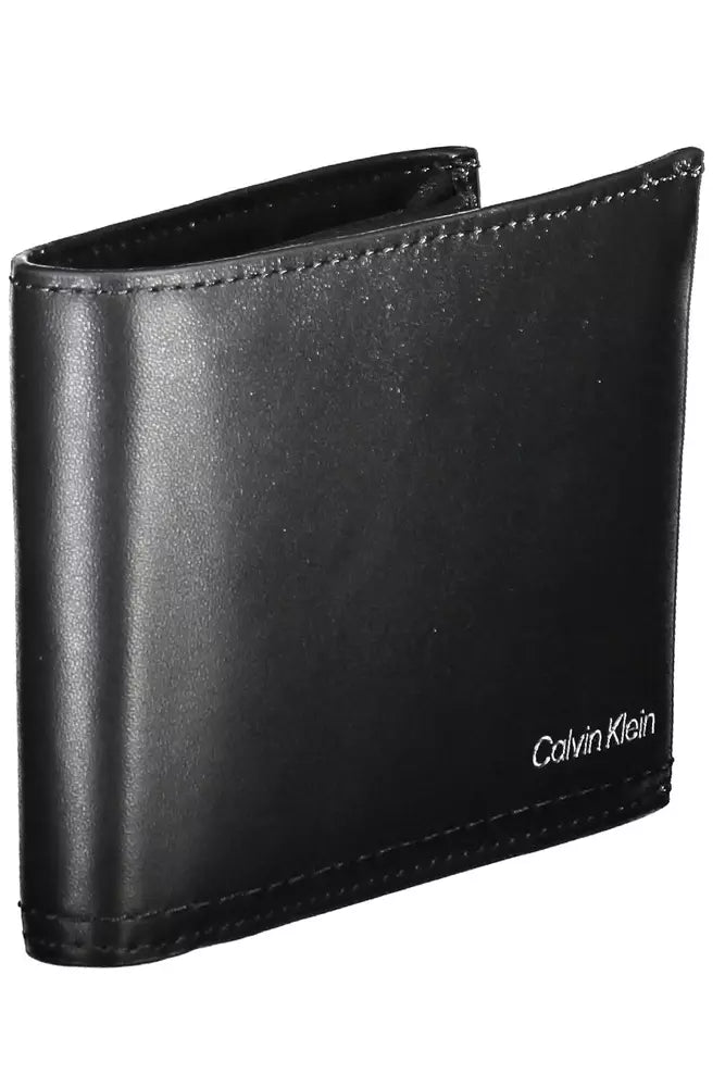Black Leather Men Wallet