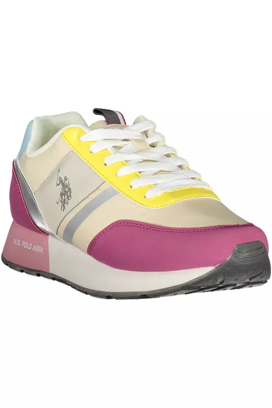Purple Polyethylene Women Sneaker