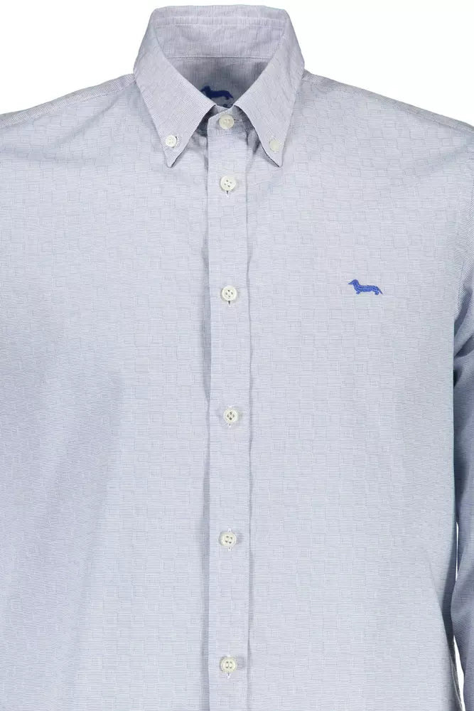 Light Blue Cotton Men Shirt