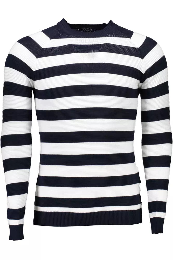 Blue Cotton Men Shirt