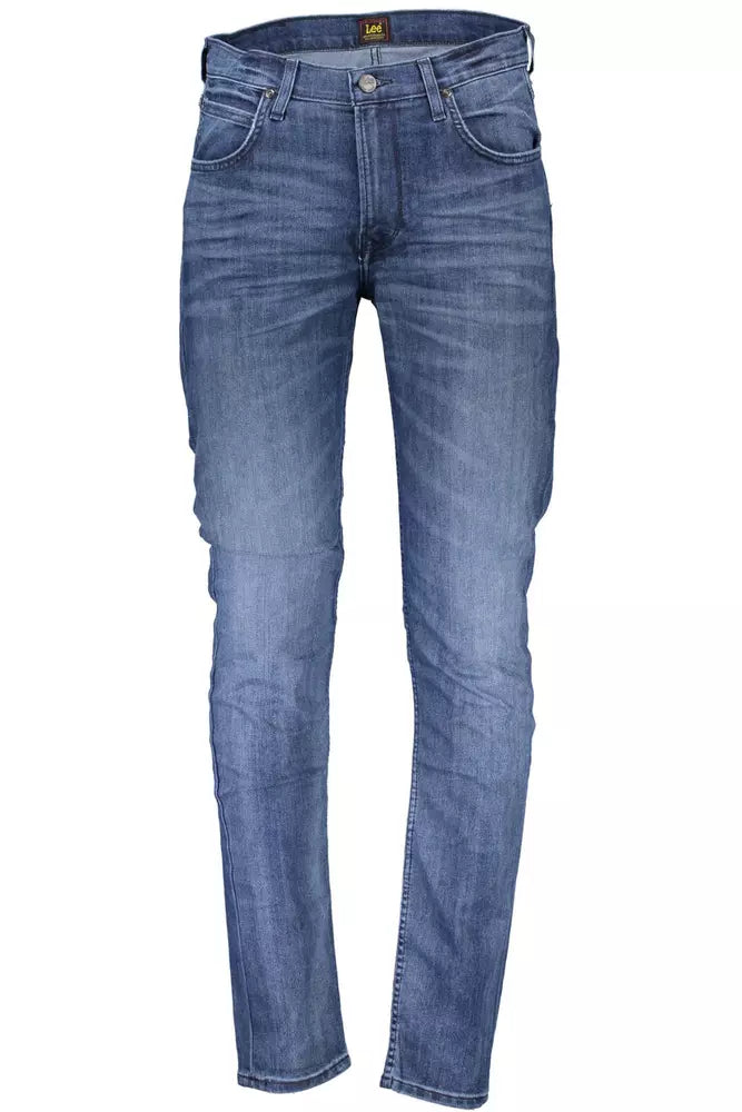 Blue Cotton Men Jeans