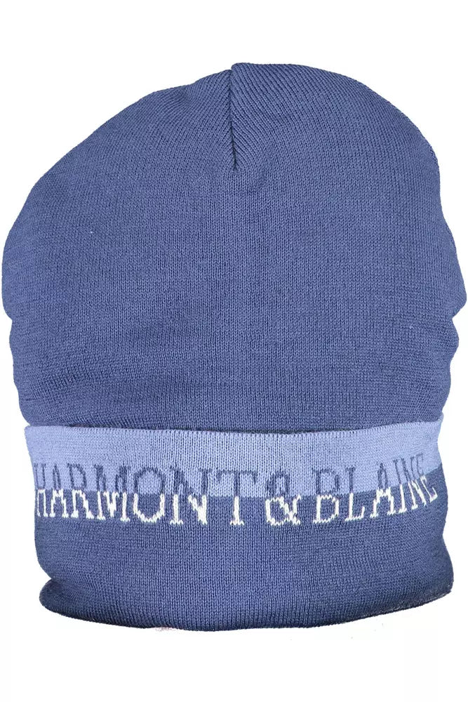 Blue Wool Men Cap