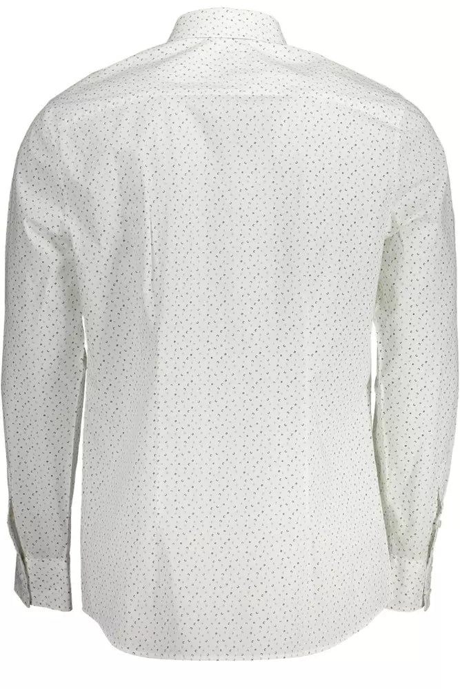 White Cotton Men's Shirt
