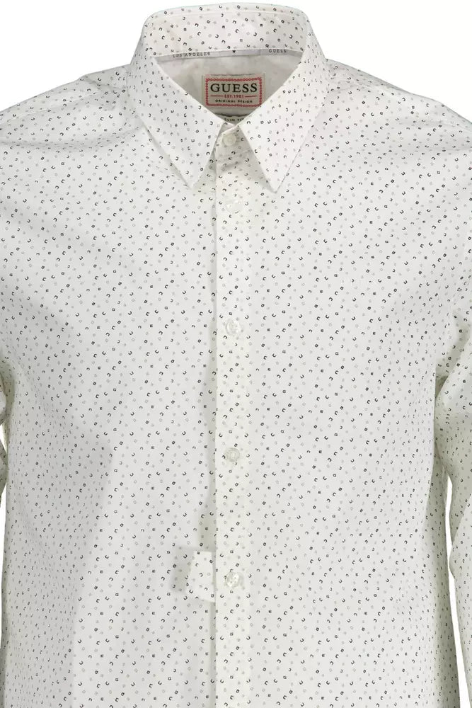 White Cotton Men's Shirt