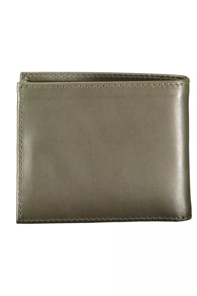 Green Leather Men Wallet