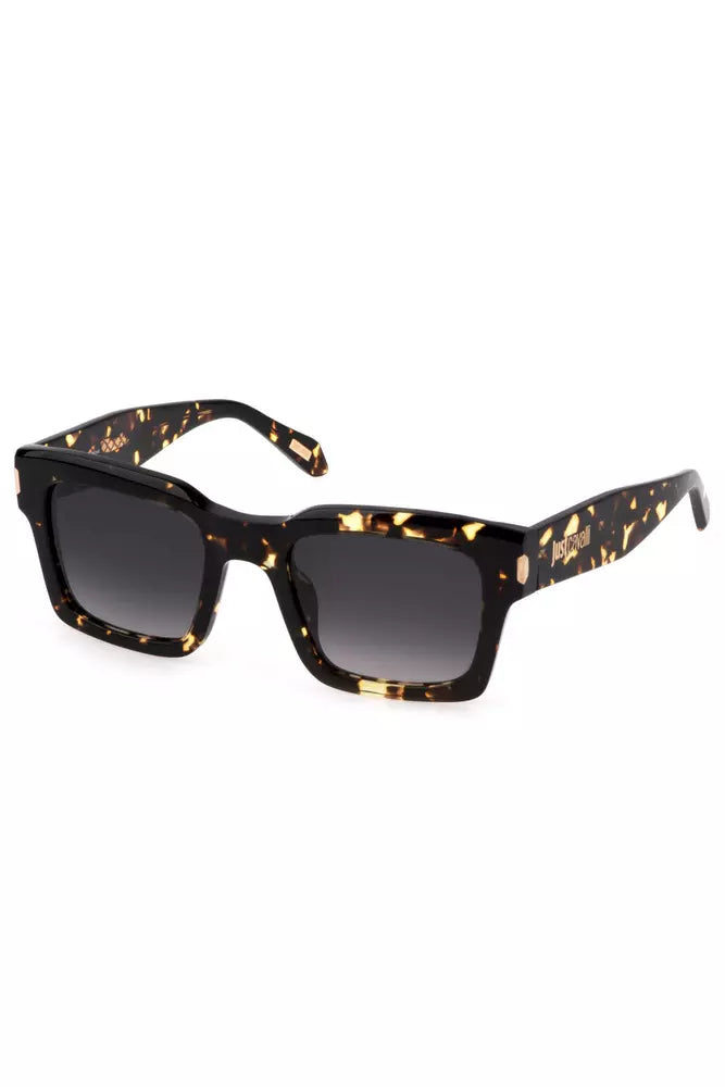 Brown Plastic Women Sunglass