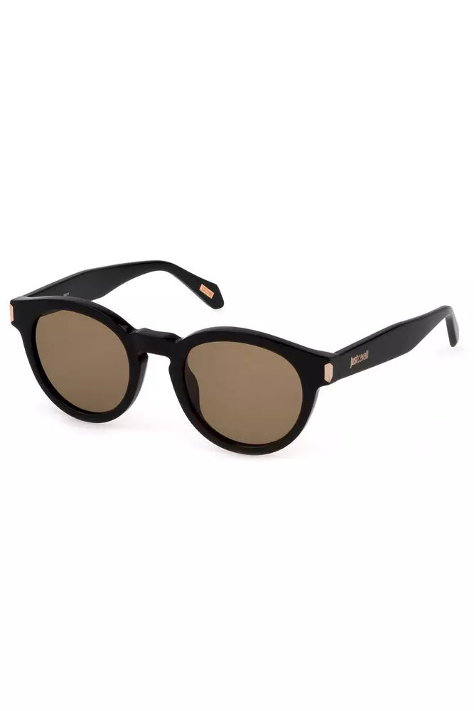 Black Plastic Women Sunglasses
