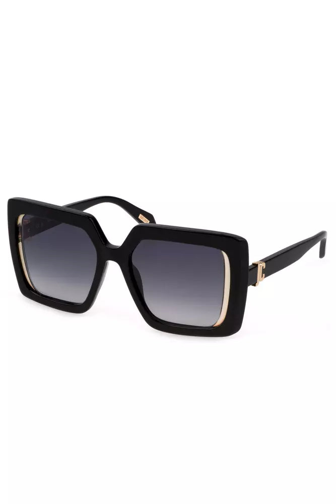 Black Plastic Women Sunglass