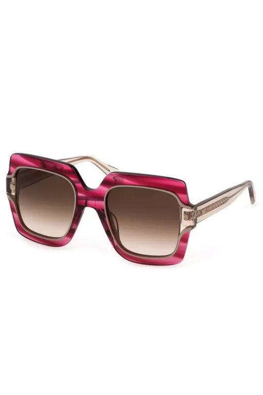 Red Plastic Women Sunglass