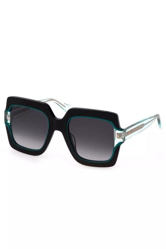 Black Plastic Women Sunglass