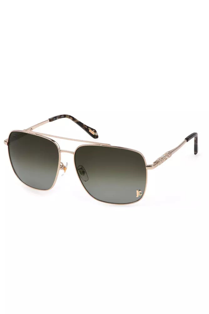 Gold Metal Women Sunglasses