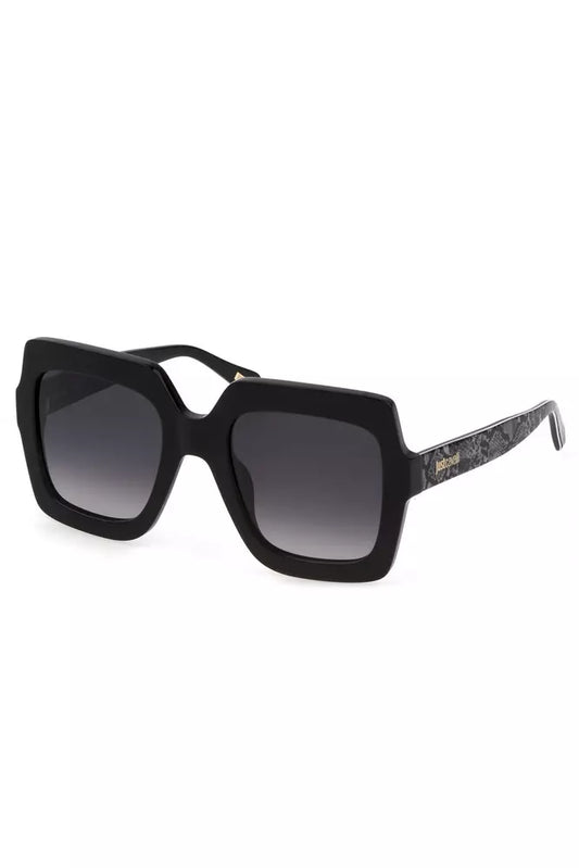 Black Plastic Women Sunglass
