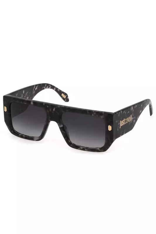 Black Plastic Women Sunglasses