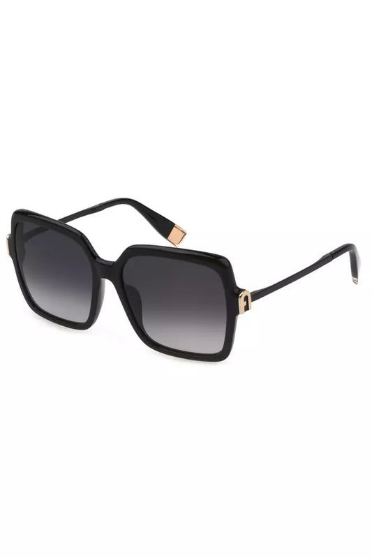 Black Acetate Women Sunglasses
