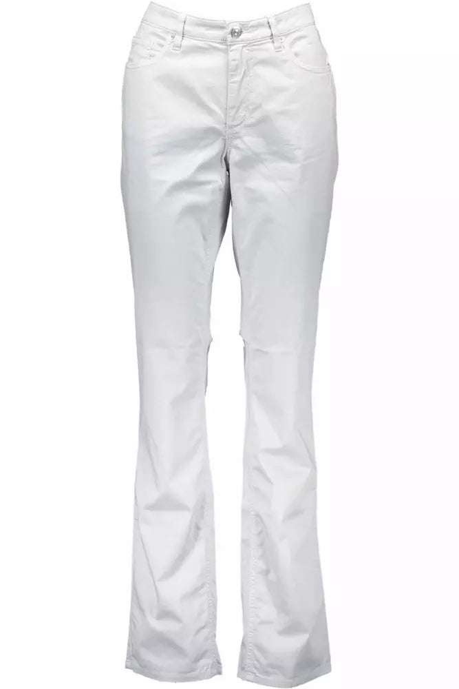 Gray Cotton Women Pant