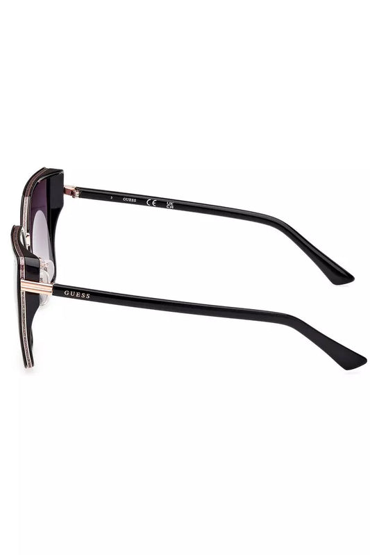 Black Injected Unisex Sunglass