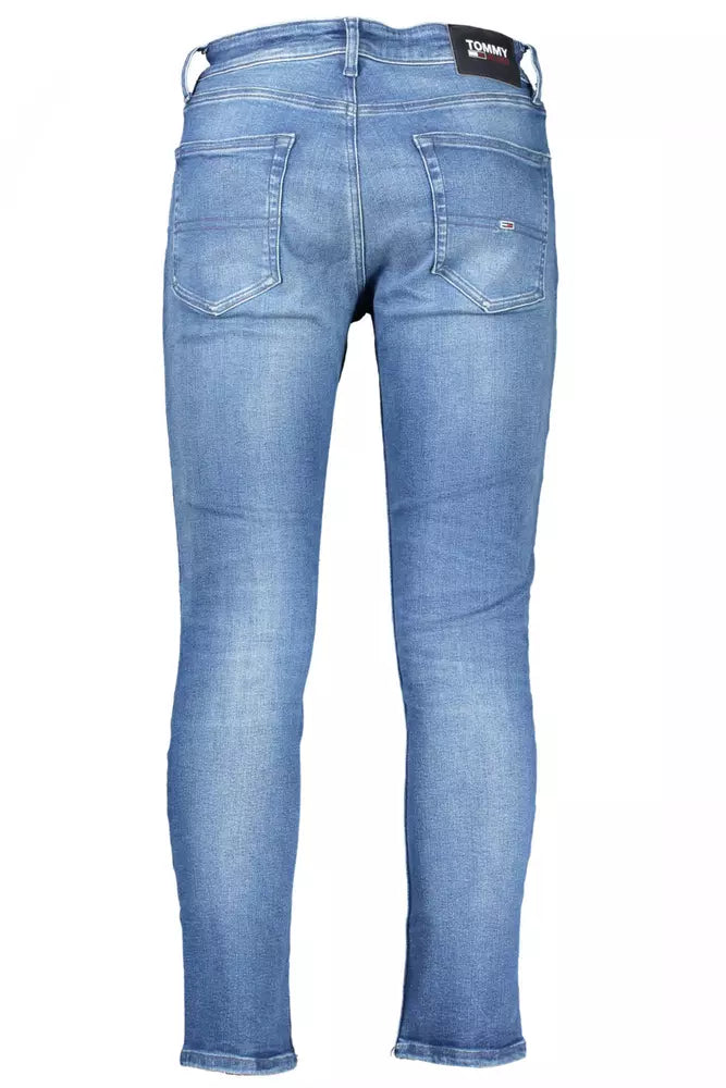 Blue Cotton Men Jeans