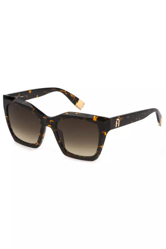 Brown Acetate Women Sunglasses