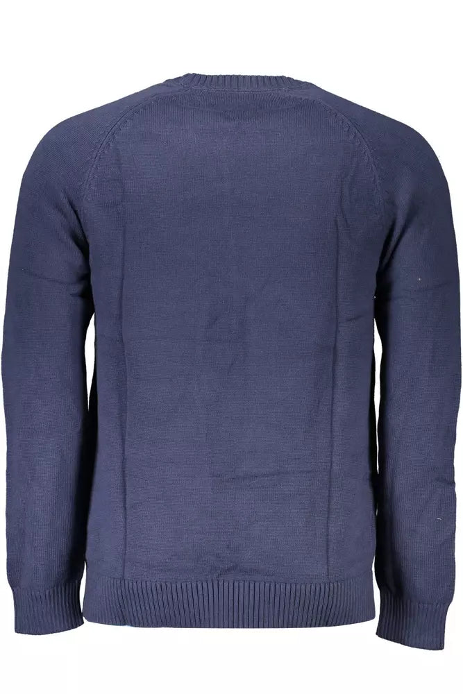 Blue Cotton Men Shirt