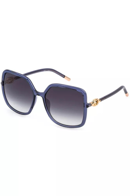 Blue Polycarbonate Women Sunglasses