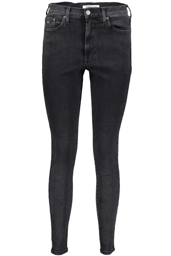 Black Cotton Women Jeans