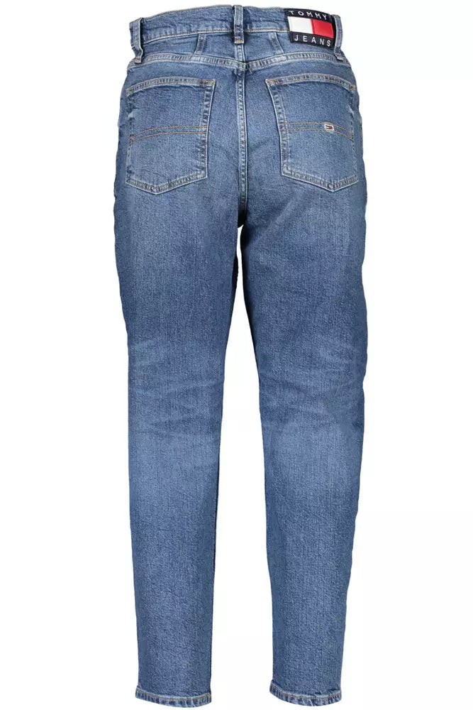 Blue Cotton Women Jeans
