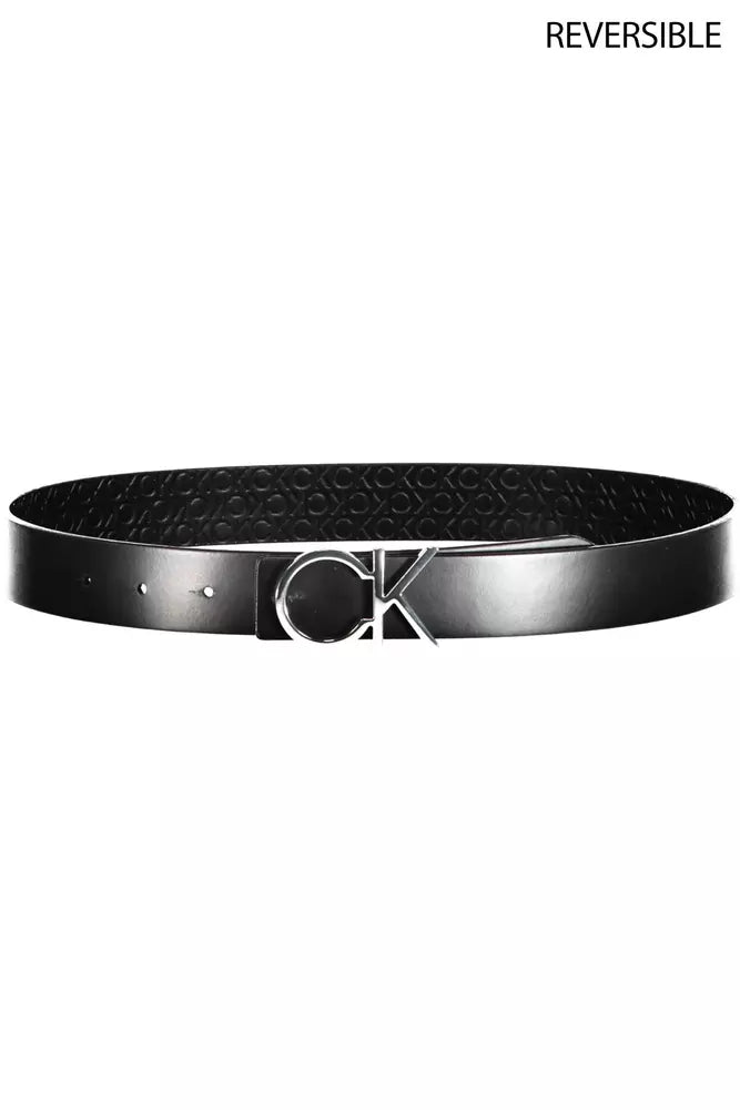 Black Leather Women Belt