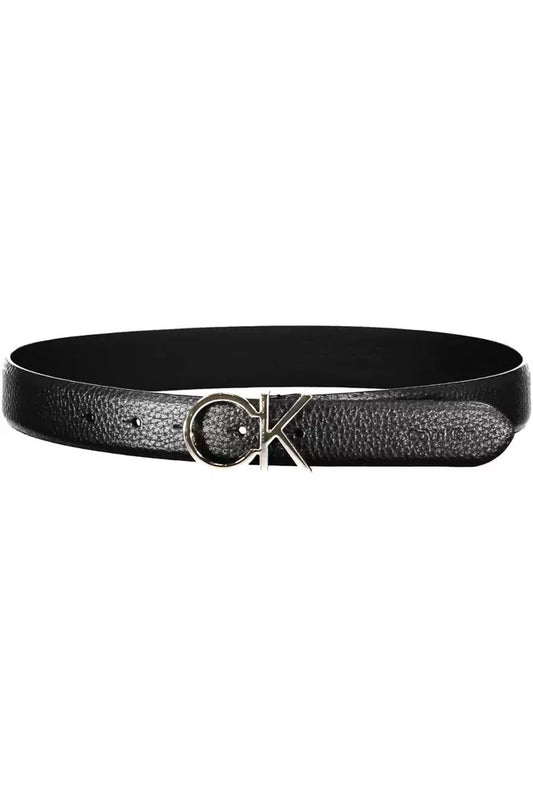 Black Leather Women Belt