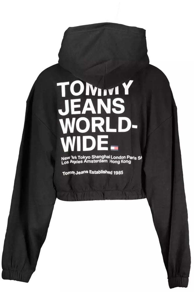 Black Cotton Women Sweater