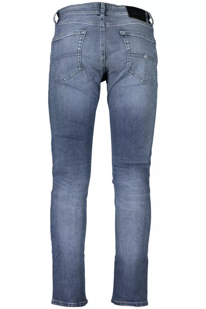 Blue Cotton Men Jeans