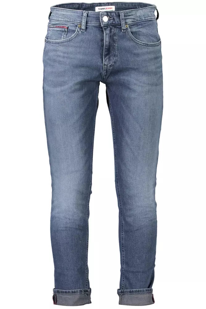 Blue Cotton Men Jeans