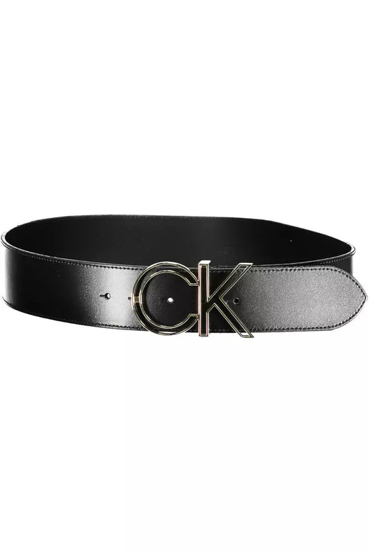 Black Leather Women Belt
