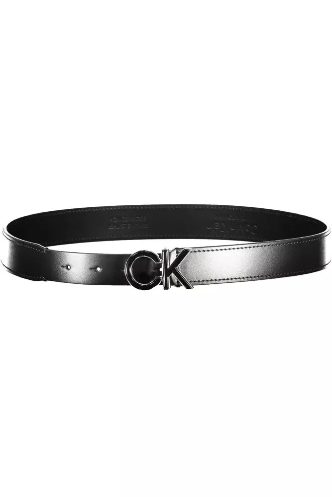 Black Leather Women Belt
