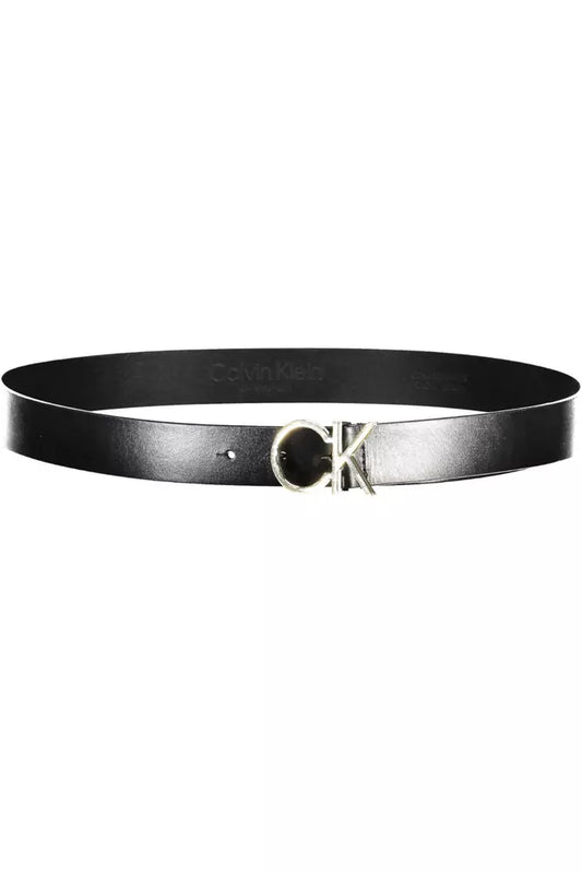 Black Leather Women Belt